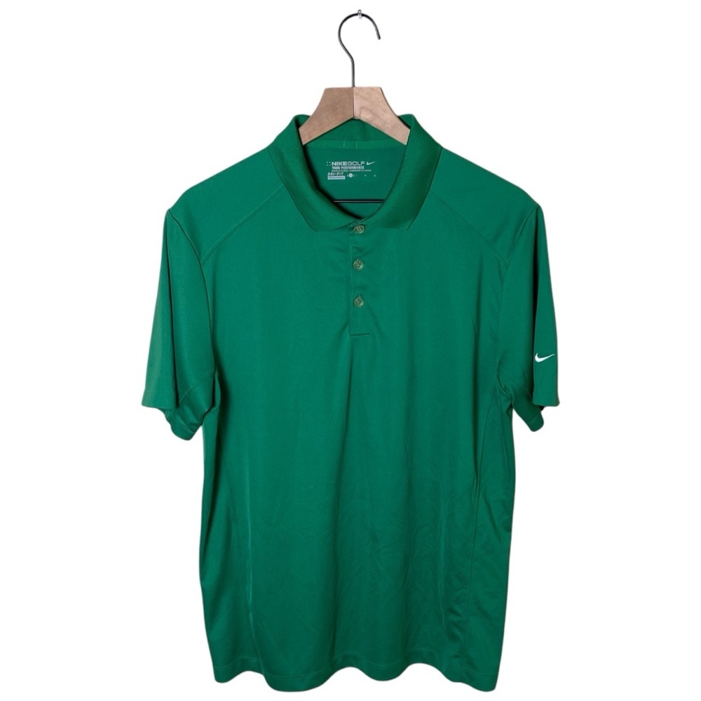 Nike Golf Men's Green Polo Shirt, L